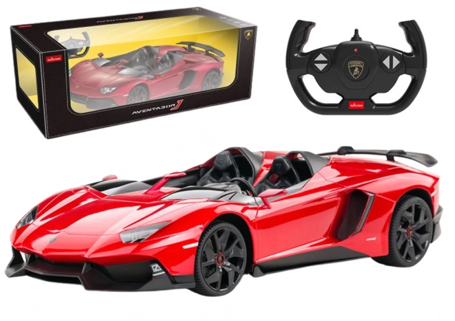 Rastar 1:12 Lamborghini Aventador Czerwony Kabriolet Zdalnie Sterowany Samochód RC