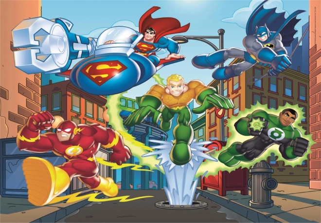 Puzzle DC Super Friends 4w1 dla dzieci