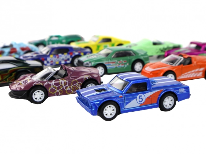 Zestaw aut napędzanych 12 ELE Metal 1:64