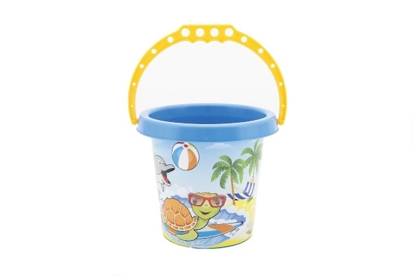 Wiadro na piasek plastikowe 15x13 cm 4 kolory 12m+