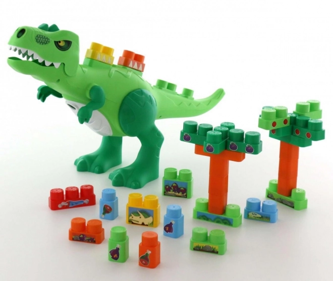 Zestaw do budowy dinozaura - 30 części