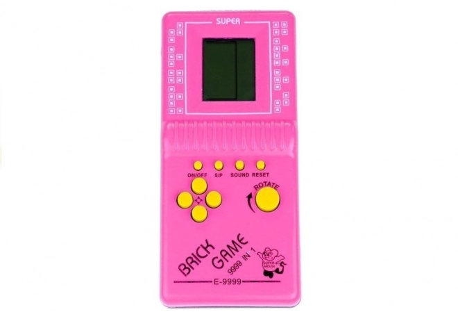 Elektroniczna gra kieszonkowa Tetris Różowy