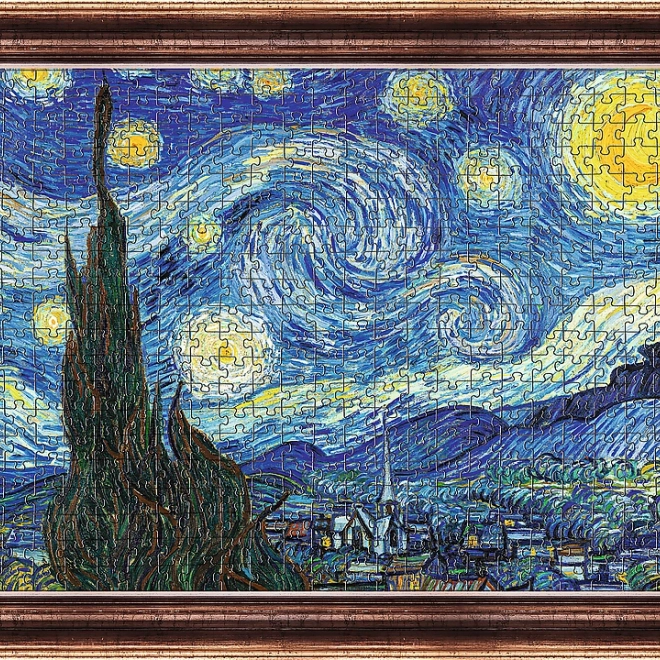 Puzzle z Ramą Gwiaździsta Noc 500 elementów