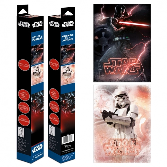 Zestaw mini plakatów Star Wars (2 szt.)
