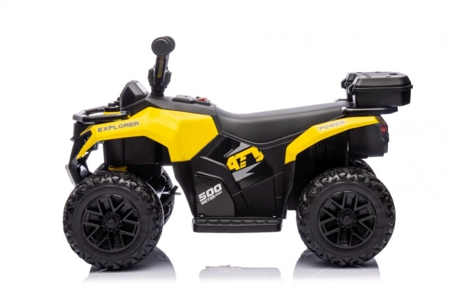 Dziecięca czterokołowiec na baterie GTS1155 - żółta