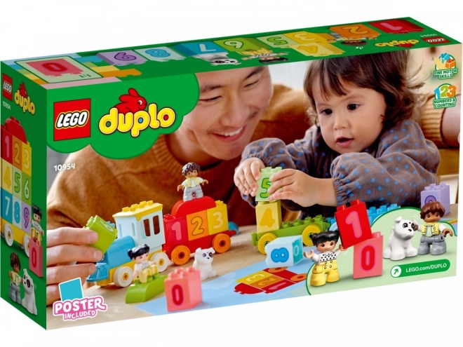 LEGO Duplo 10954 Pociąg z Cyferkami – Uczymy się Liczyć