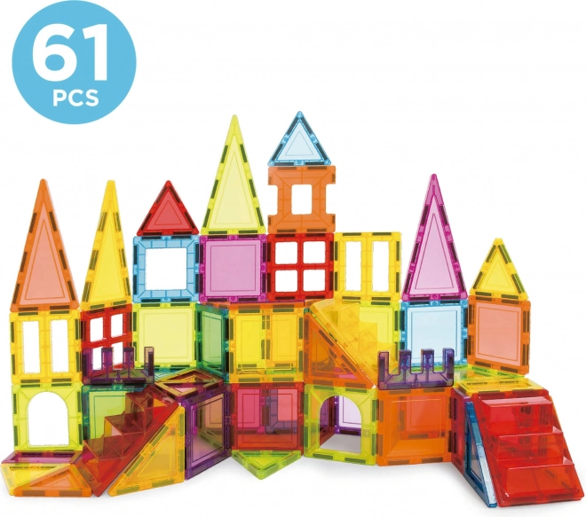EDUCA Magnetyczne klocki Magnetics 61 elementów