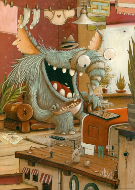 HEYE Puzzle Zozoville: Pranie ubrań 1000 elementów