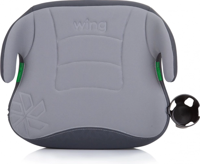CHIPOLINO Podwyższenie Wing i-Size 125-150cm Isofix, Popielaty Szary