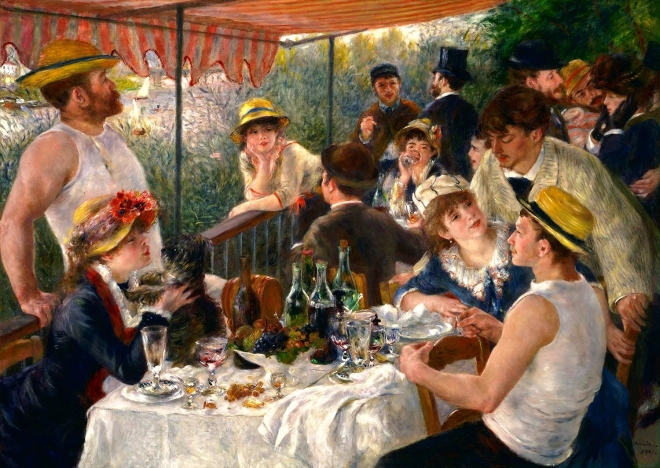 Puzzle Auguste Renoir: Śniadanie wioślarzy