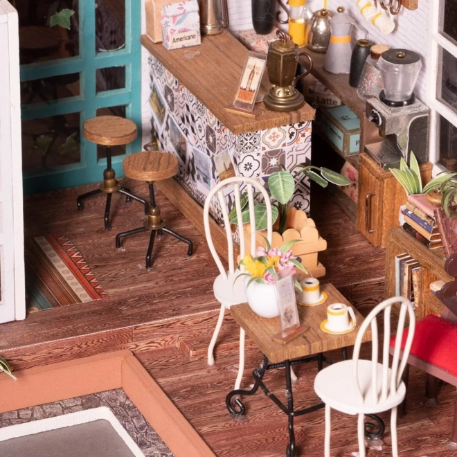 Šimonova kawiarnia - DIY Miniaturowa kawiarnia w domku dla lalek