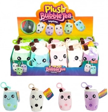 Pluszowy brelok Bubble Tea z klipsem
