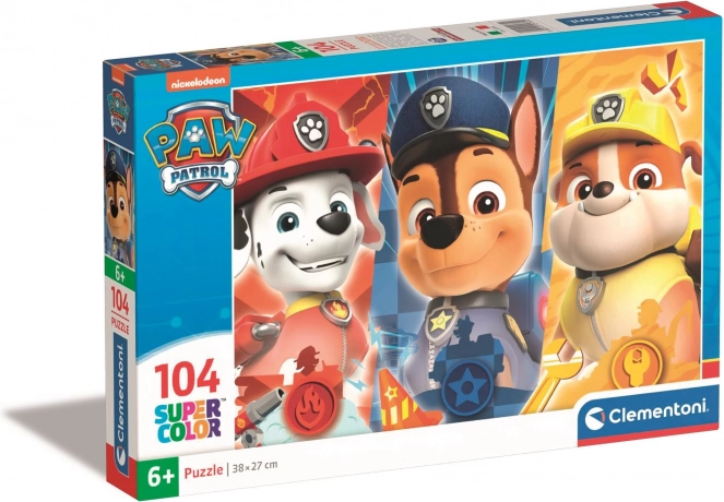 Puzzle 104 elementy z motywem Psi Patrol od Clementoni