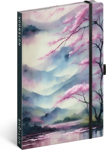 NOTIQUE notes w linie sakura 13 × 21 cm
