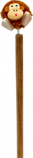 Ołówek z pomponem małpka 2Kids Toys