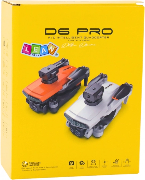 Dron D6 Pro z kamerą i oświetleniem LED