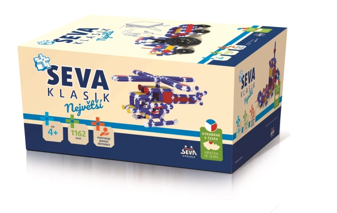 Klocki SEVA KLASIK – Największe, 1162 elementy