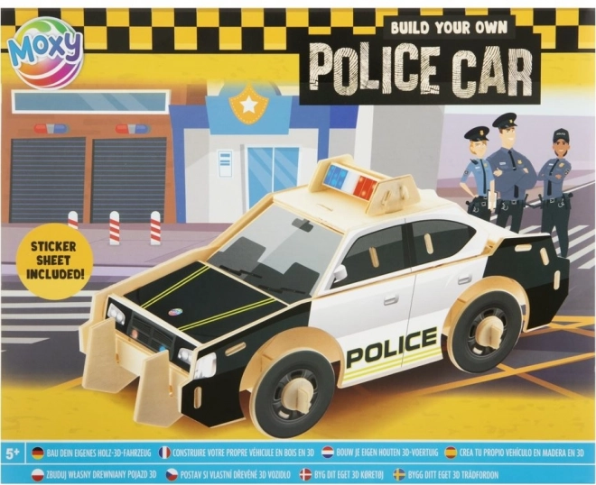 3D puzzle policyjny samochód MOXY