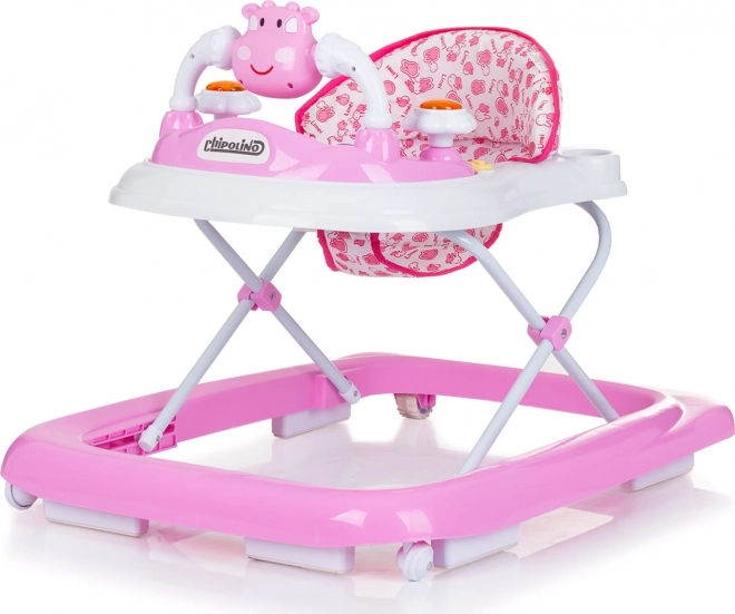CHIPOLINO Chodzik interaktywny Little Cow – różowe