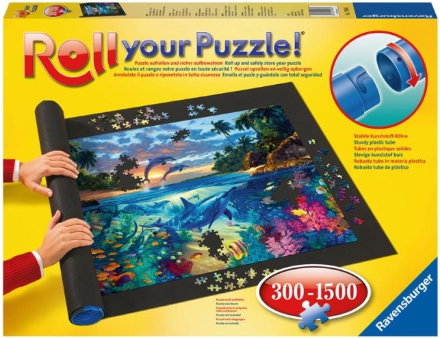 Ravensburger rolowana mata na puzzle 300–1500 elementów (110 × 66 cm)