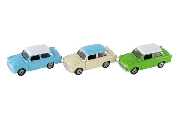 Auto Welly Trabant 1:60 metal 7cm wolny bieg w pudełku