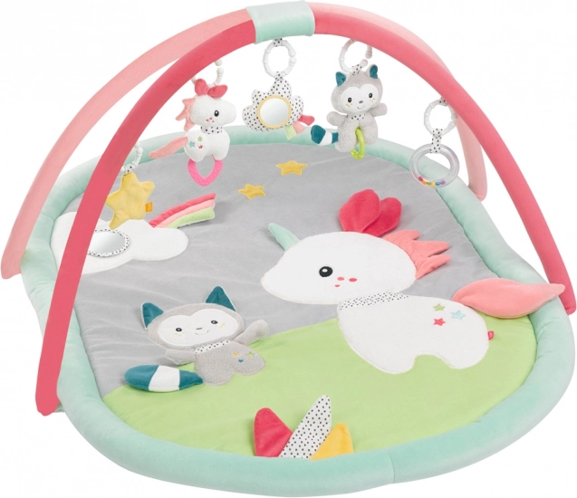3D mata edukacyjna Aiko & Yuki z pałąkiem i zawieszkami