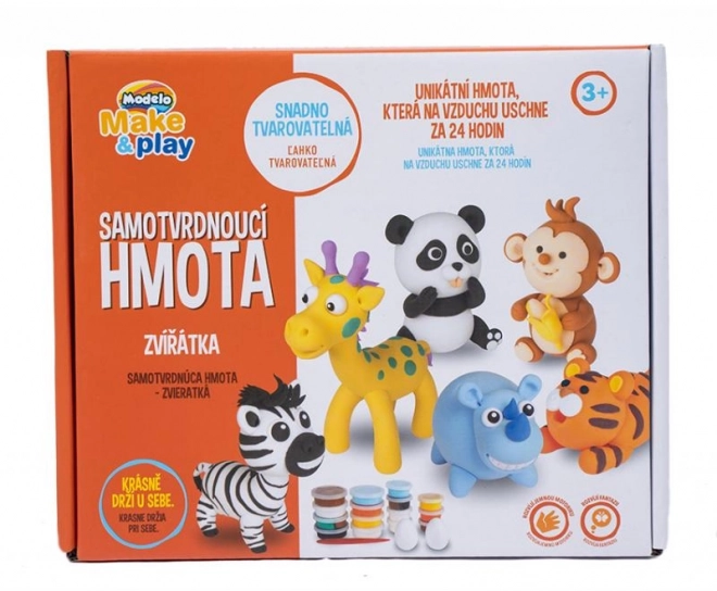 Samoutwardzalna masa modelarska – zwierzątka