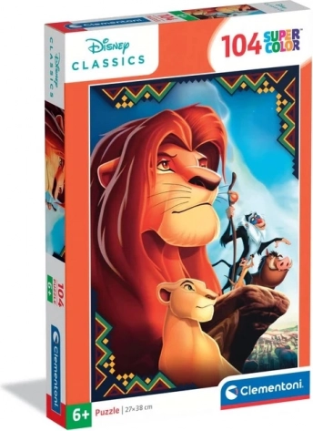 Clementoni puzzle 104 Super Color – Król Lew