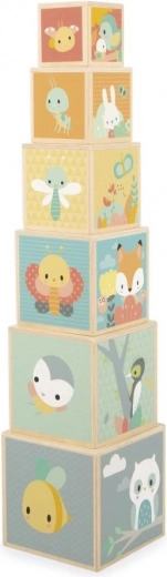 Wysokiej jakości drewniane wykonanie z ilustracjami