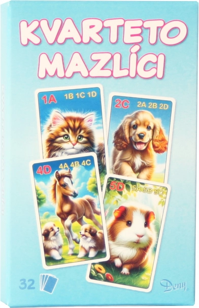 Gra karciana Kwartet Zwierzęcy Pupile