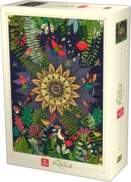 Puzzle DEICO – tropy, 1000 elementów