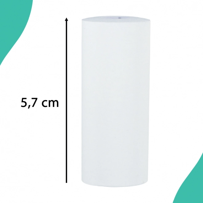 Rolka papieru termicznego do mini drukarki 5,7 cmx4,5 m 5 sztuk