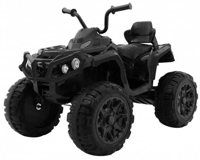 Dziecięcy akumulatorowy quad czarny + koła EVA + radio MP3 + LED + wolny start