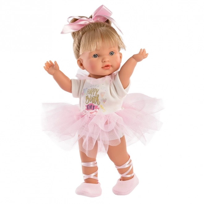 Llorens 28035 VALERIA - realistyczna lalka z całowinylowym ciałem - 28 cm