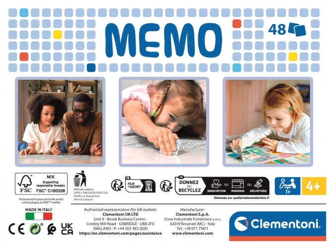 CLEMENTONI Pexeso Księżniczki Disneya