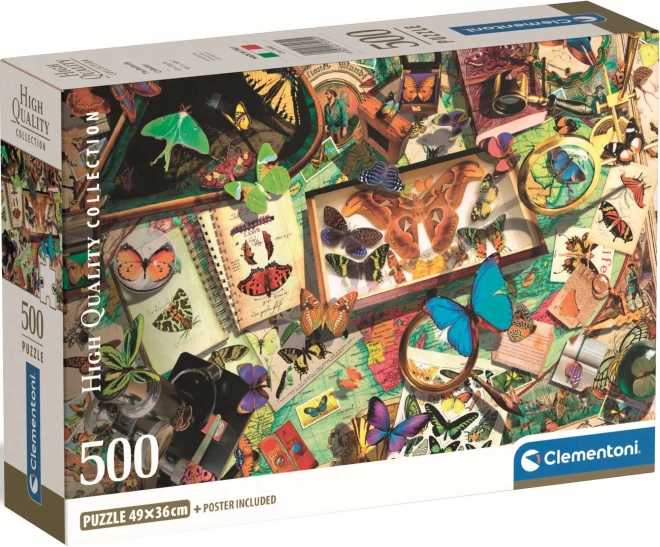 Puzzle Kolekcja motyli 500 elementów