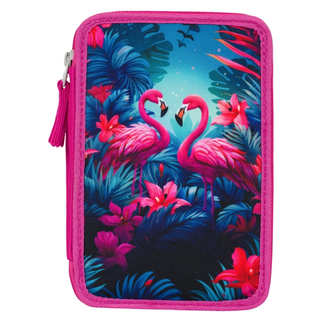 Stylowy design z flamingami