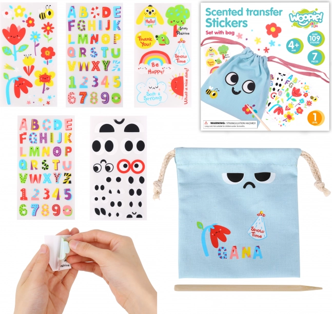 WOOPIE ART&FUN kreatywny zestaw do ozdabiania woreczka z imieniem