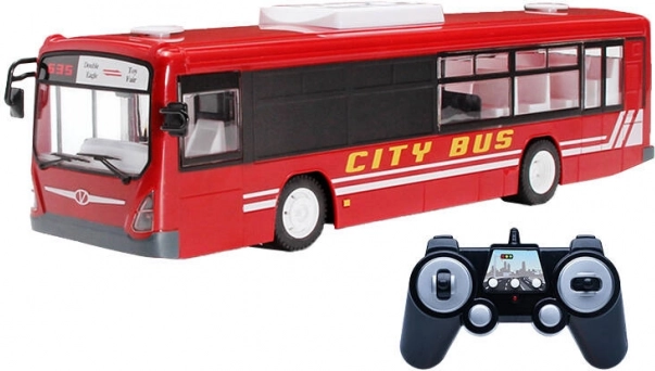 Zdalnie sterowany autobus miejski 1:20 Double Eagle czerwony
