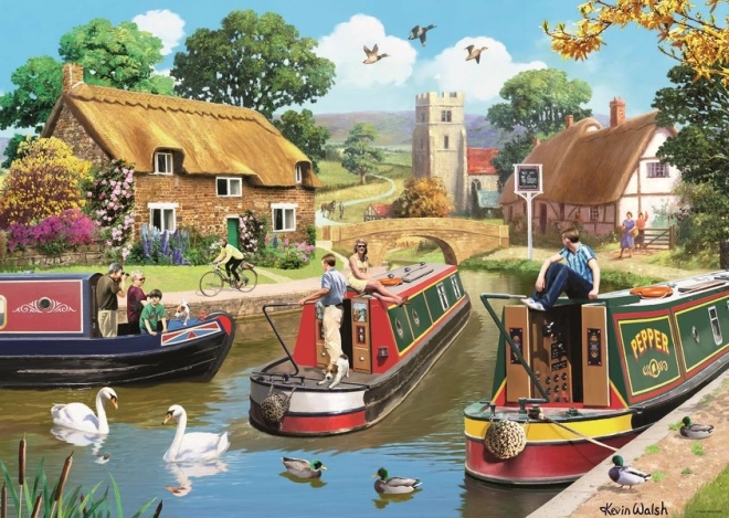 Puzzle Ravensburger Spokojny Rejs 1000 elementów