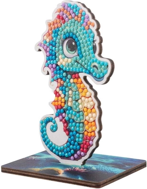 CRYSTAL ART Diamentowe malowanie Konik morski