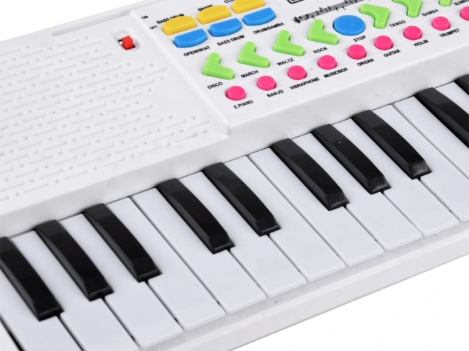 Dziecięcy mini instrument klawiszowy z mikrofonem