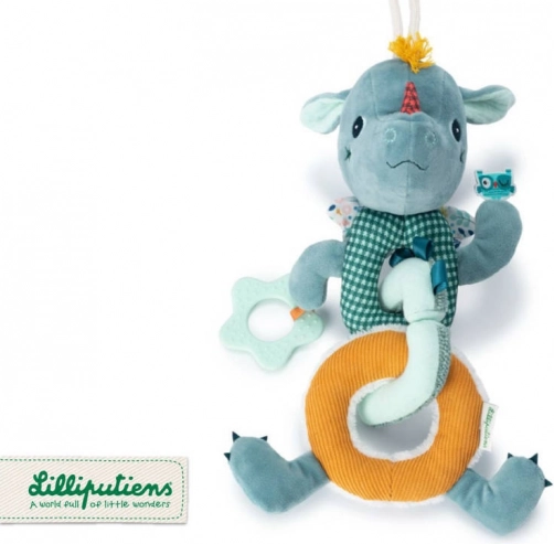 Lilliputiens sensoryjny łańcuszek do wózka smoczek Joe, od 6 miesięcy