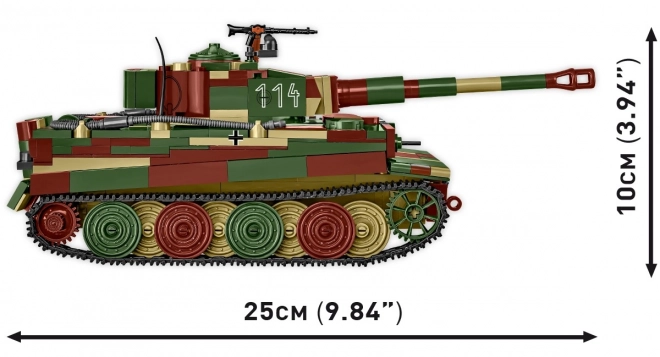 Model czołgu Tygrys I z 870 klocków