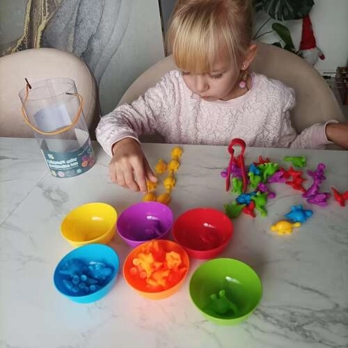 Dźwiękowa gra Montessori Naucz się liczyć – Dinozaury
