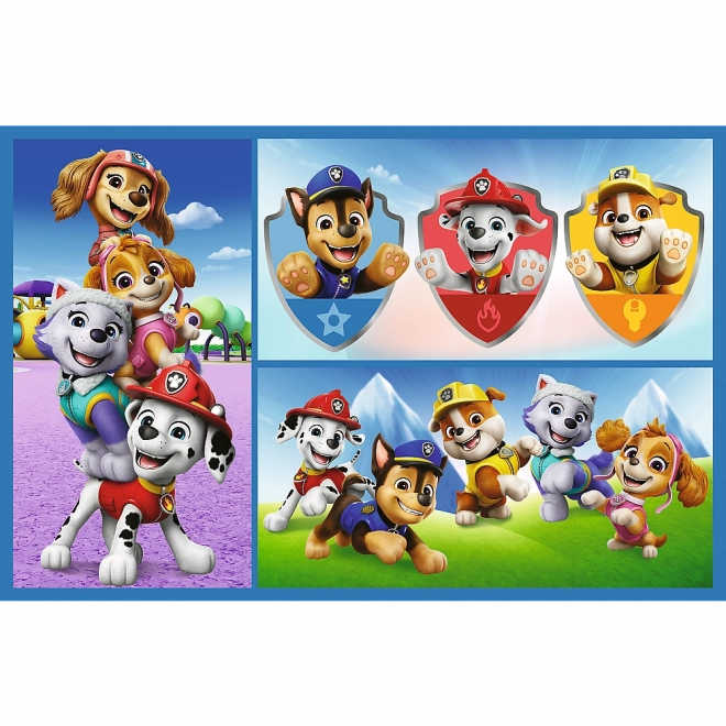 Puzzle Zasady Psi Patrol 2w1 2x70 elementów