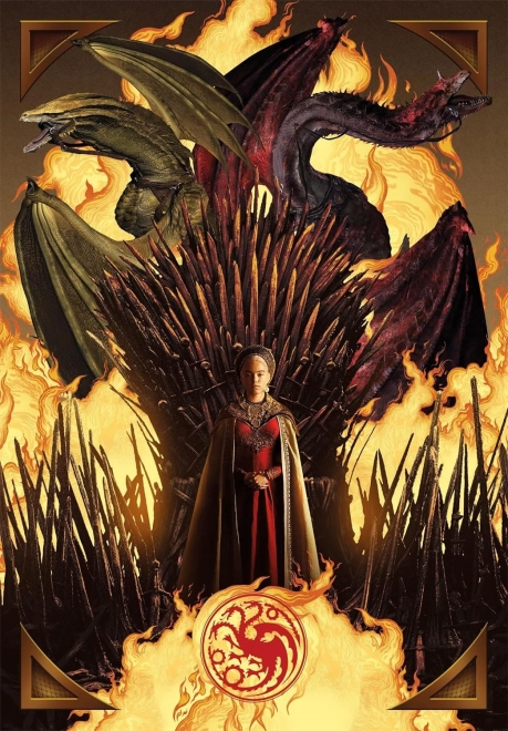 CLEMENTONI Puzzle Ród smoka: Rhaenyra Targaryen 1000 elementów