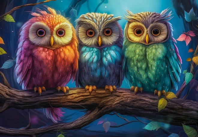Puzzle Trzy małe sowy 260 elementów CASTORLAND