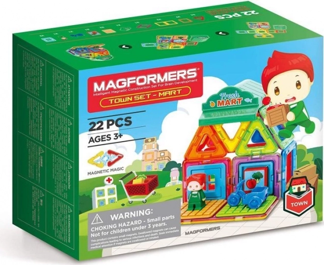 Magnetyczna układanka Magformers Miasteczko Targ 22 elementy