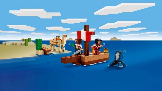 LEGO Minecraft 21259 Rejs okrętem pirackim